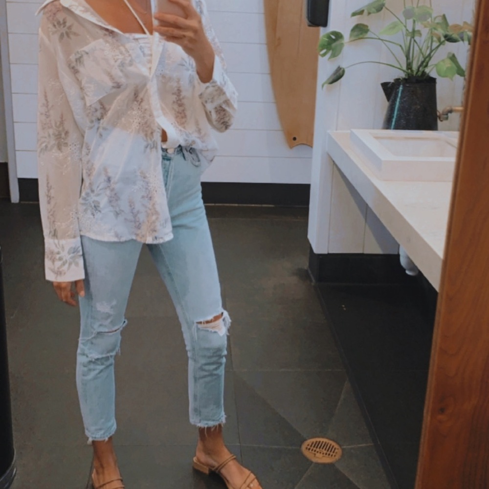 Jaime High Rise Straight Leg Agolde Jeans